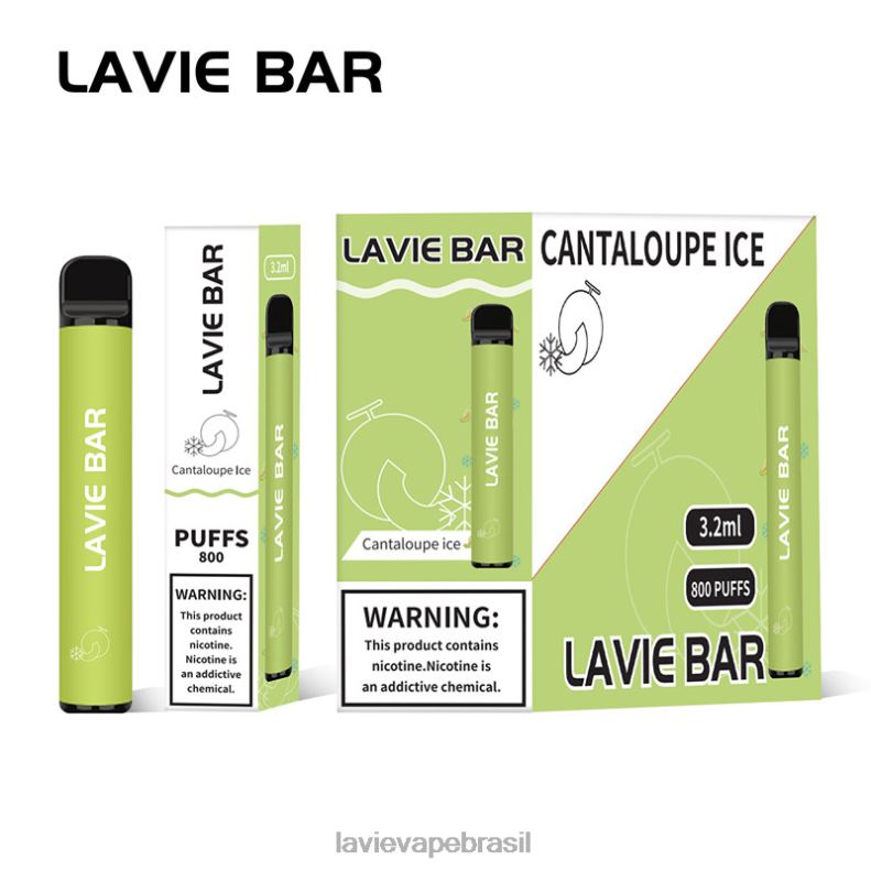 gelo de melão LAVIE BAR 800 baforadas 6X422317 | Lavie Vape Preço